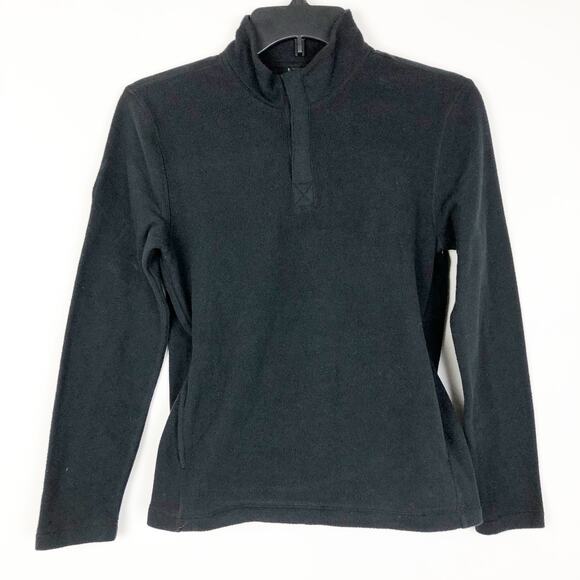 Z By Zella Kids Sweatshirt + Sweatpant Set 10/12 Black Long Sleeve Snap Fleece - Picture 2 of 16